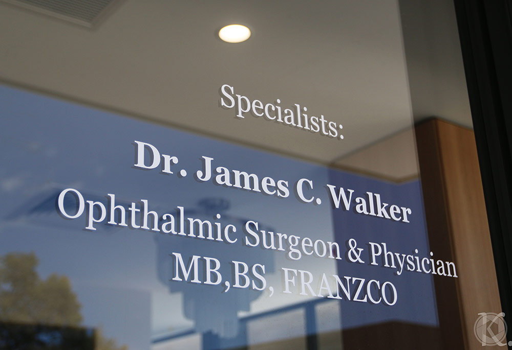 dr james walker window sign